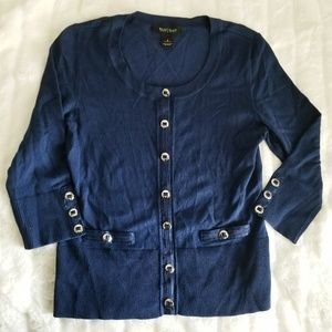 White House Black Market Snap Front Cardigan